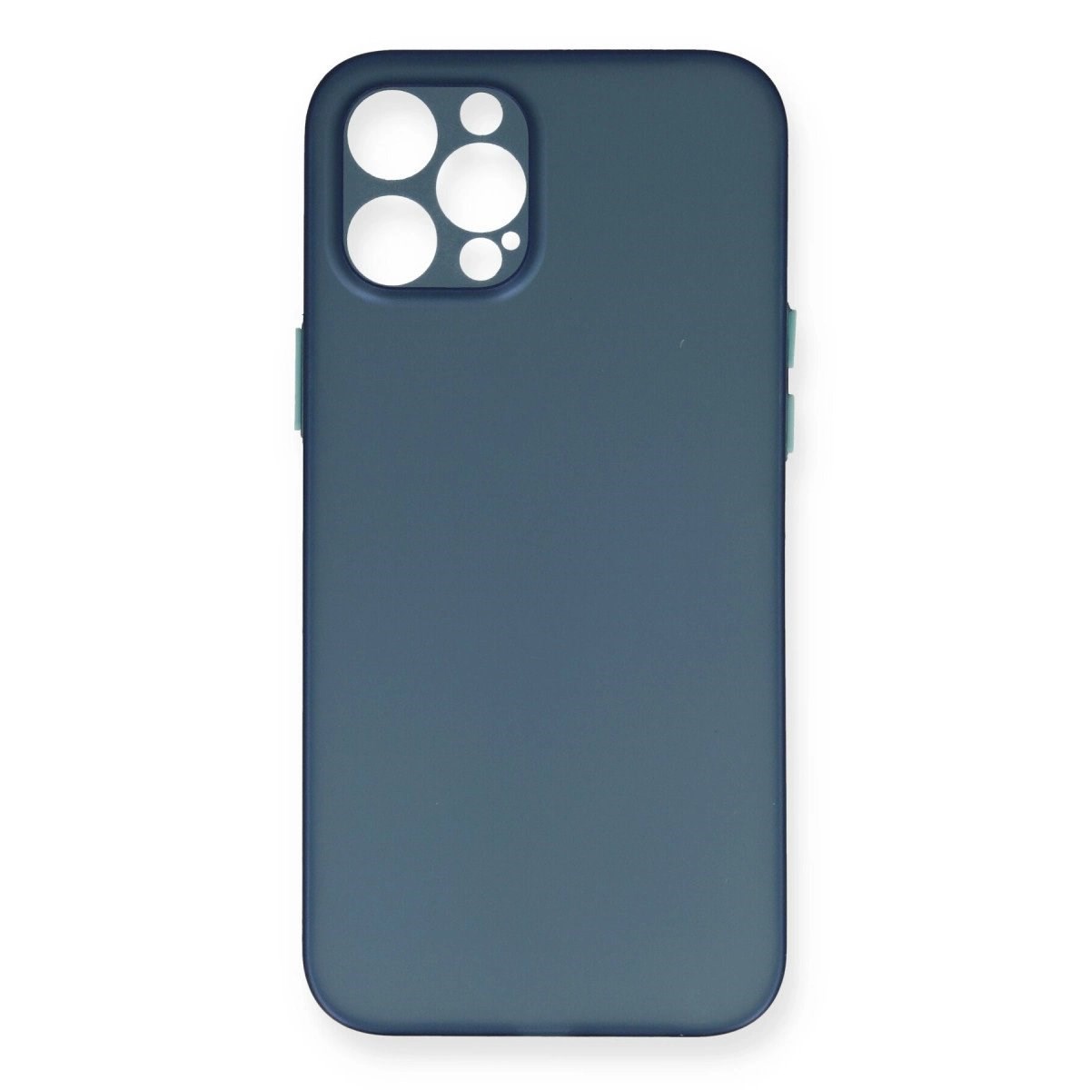 İphone 12 Pro Max Kılıf Pp Ultra İnce Kapak - Mavi
