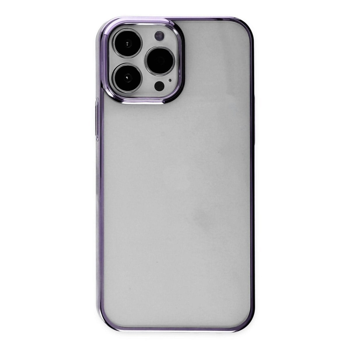 İphone 13 Pro Max Kılıf Element Silikon - Mor