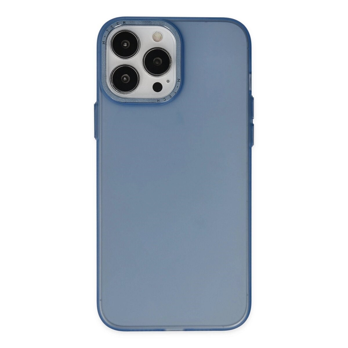 İphone 14 Pro Kılıf Modos Metal Kapak - Lacivert