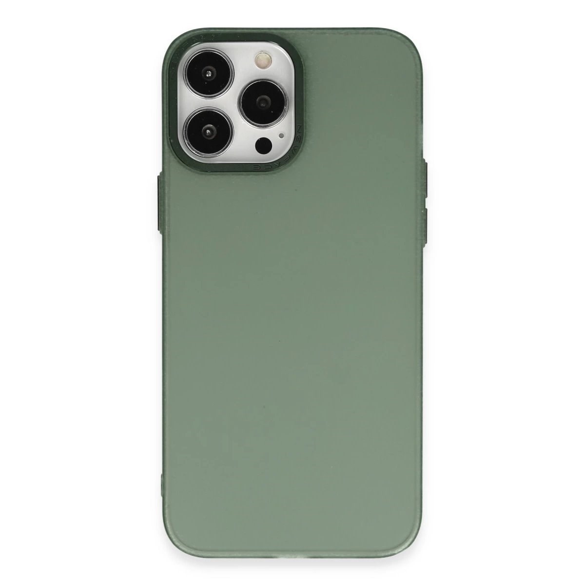 İphone 14 Pro Max Kılıf Modos Metal Kapak - Koyu Yeşil