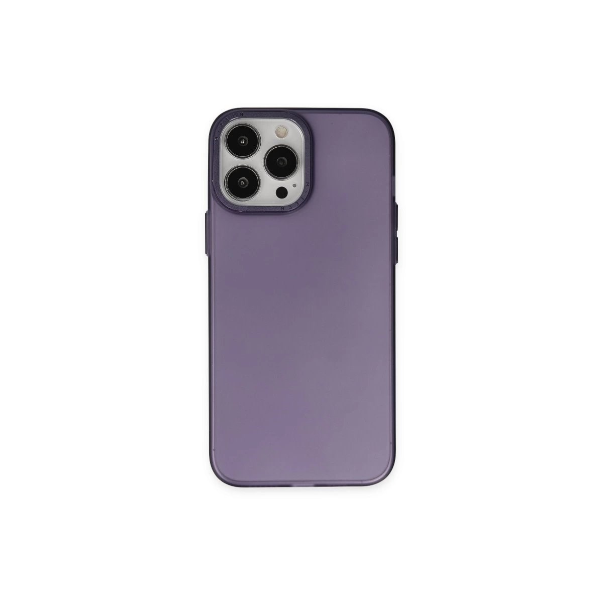 İphone 14 Pro Max Kılıf Modos Metal Kapak - Derin Mor