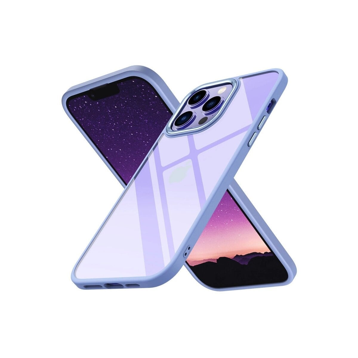 İphone 14 Pro Max Kılıf Power Silikon - Lila