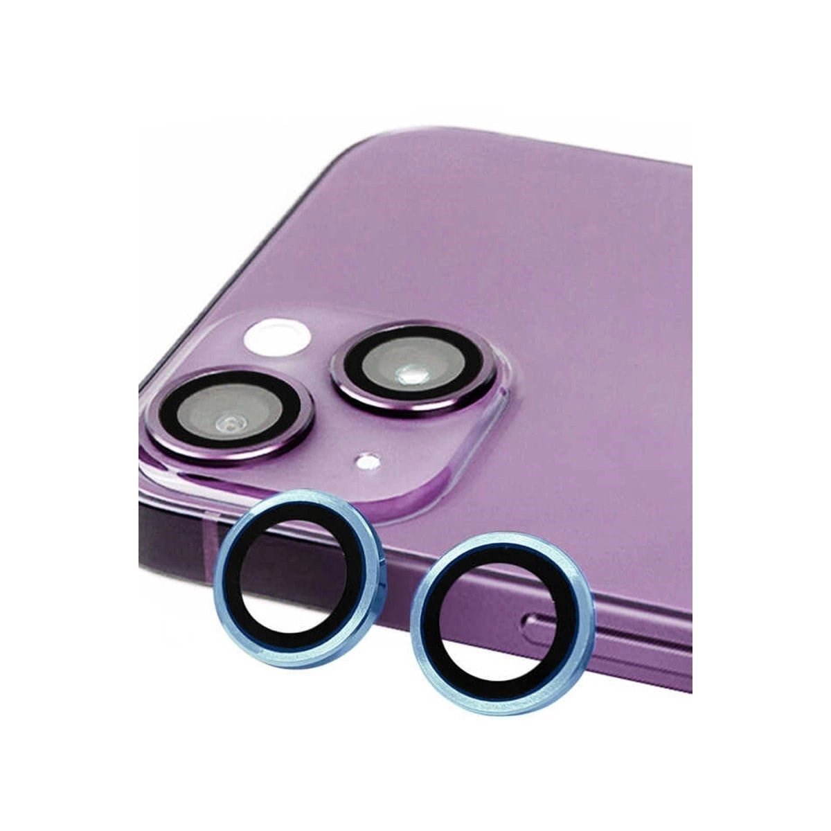 İphone 14 Raze Metal Kamera Lens - Mavi
