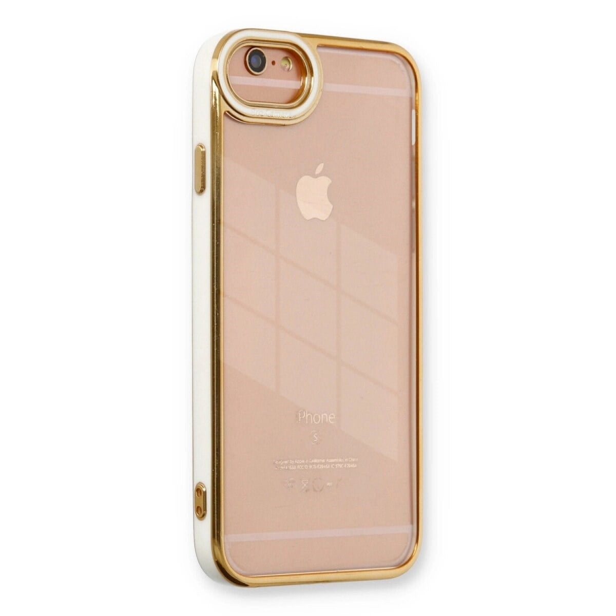 İphone 6 Kılıf Liva Lens Silikon - Beyaz