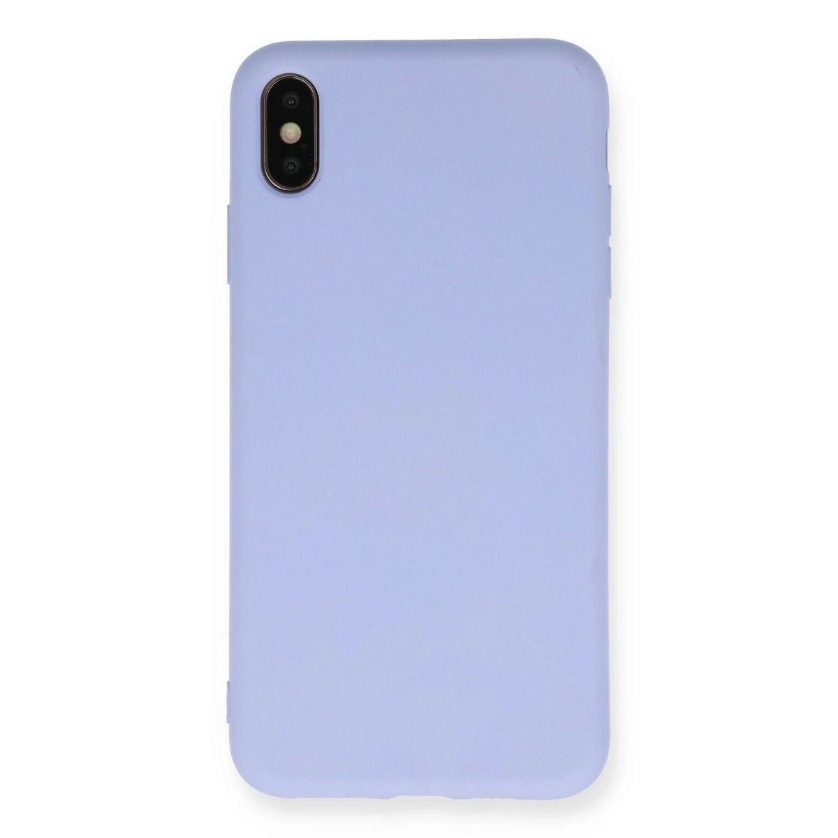 İphone X Kılıf Nano İçi Kadife Silikon - Lila