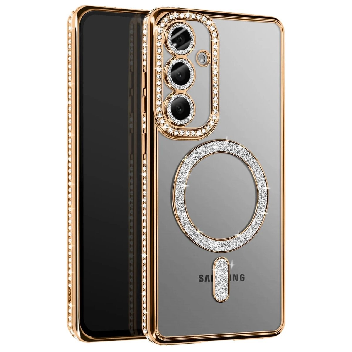Joko Samsung Galaxy A37 5g Joke Simli Magneticsafe Kılıf - Gold