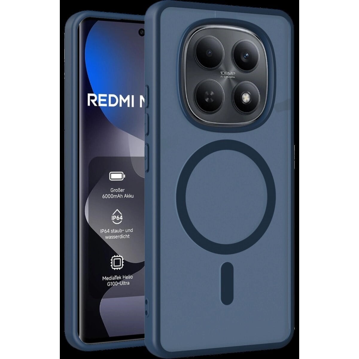 Joko Xiaomi Redmi Note 15 Pro Plus 5g Jota Magsafe Kapak - Lacivert