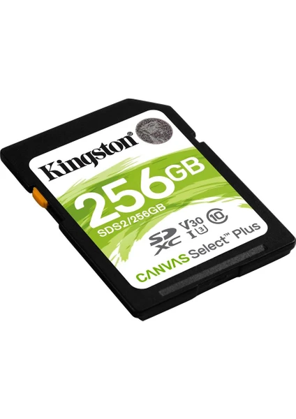 KINGSTON SD 256GB Canvas Select Plus SDS2/256GB Hafıza Kartı