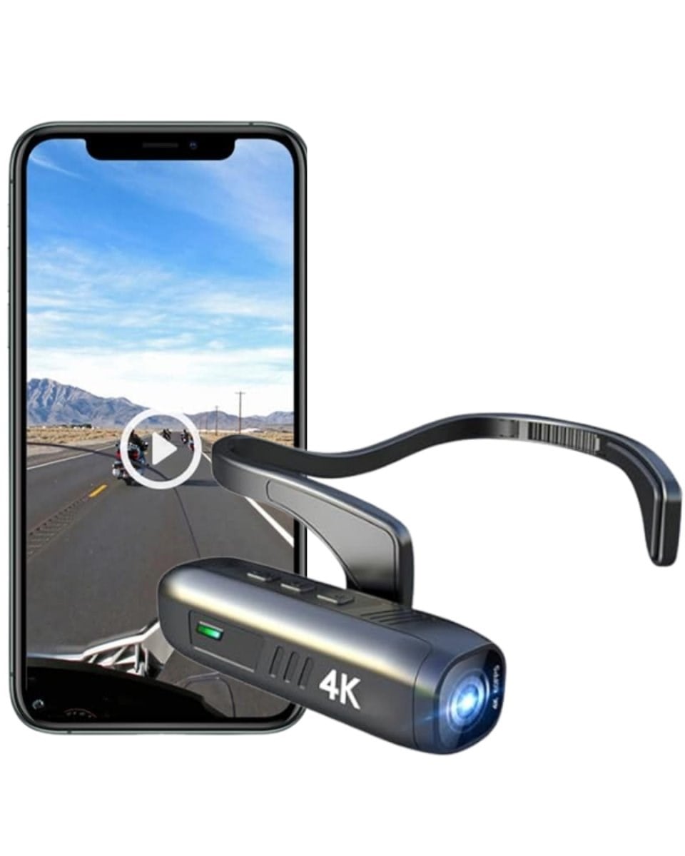 Kablosuz WiFi Bağlantılı 4K Mini Kamera 30MP Fotoğraf Giyilebilir Tasarım