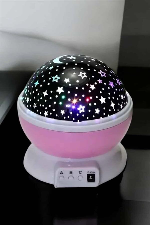 Mavi ve Mor Işıklı Star Master Projeksiyon Lambası