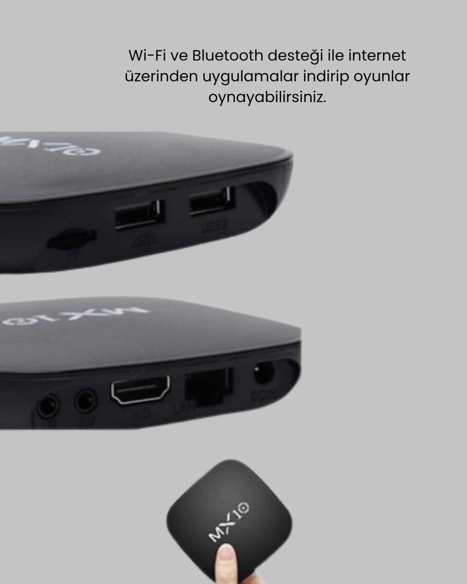 Mi Box S 4K Android TV Box – Google Asistan, Dolby Ses, 8 GB Hafıza, Chromecast Desteği