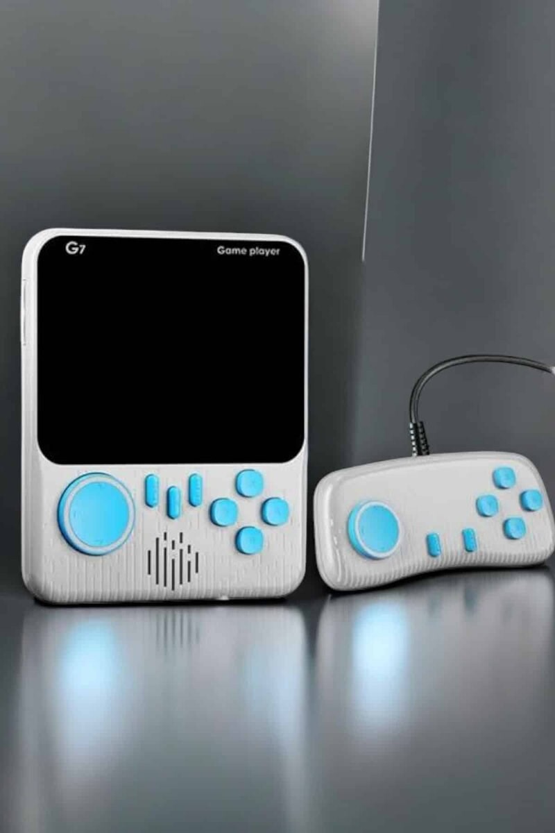 Mini Atari El Atarisi 3.5 inç Ekran Çift Konsol 666 Adet Retro Oyun Gameboy El Atarisi