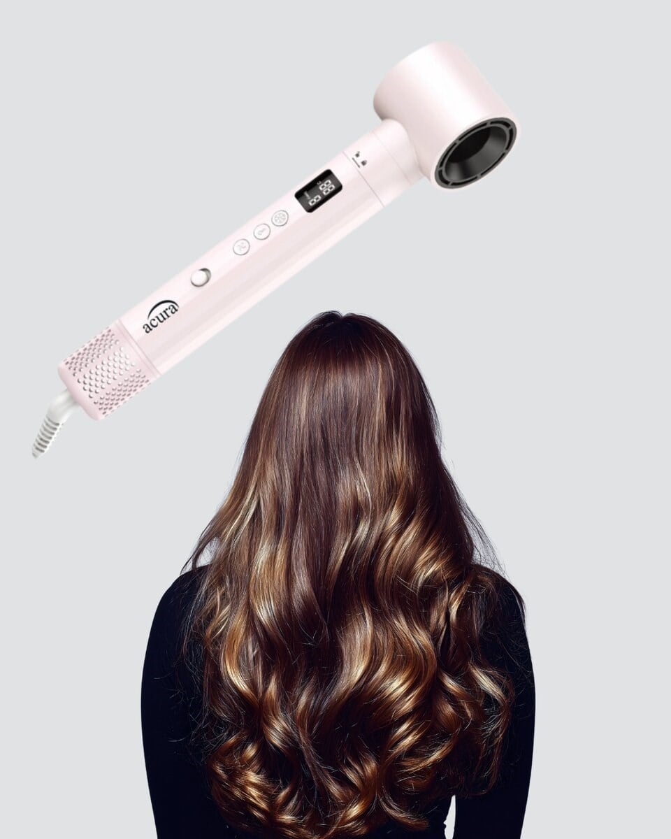 Motorlu LCD Ekranlı Saç Şekillendirme Seti