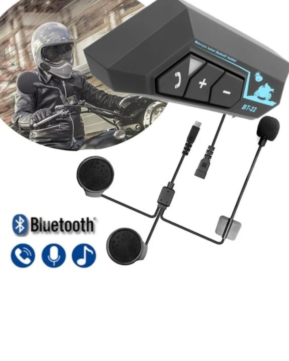 Motosiklet Kask Bluetooth Kulaklık 20 Saat Konuşma Süresi
