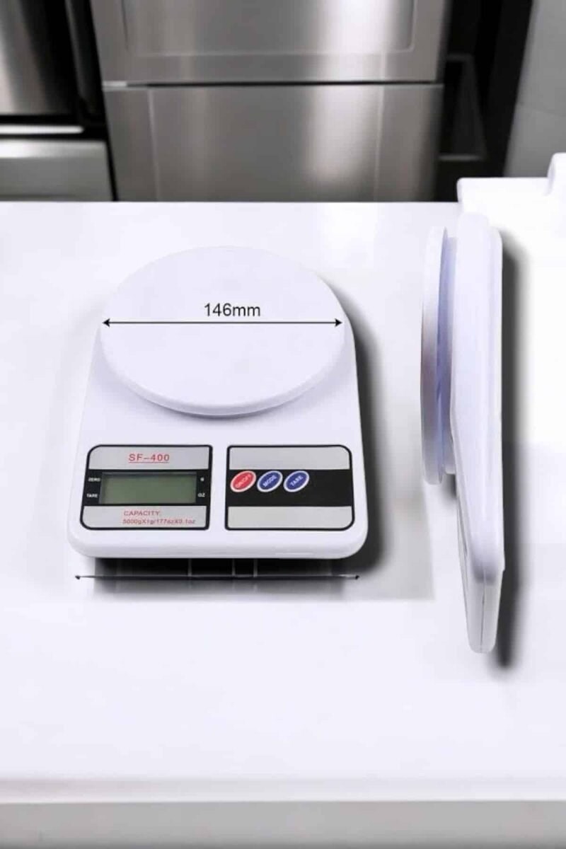 Net LCD Ekran ve Otomatik Kapanma Özelliği ile Uzun Ömürlü Dijital Mutfak Tartısı