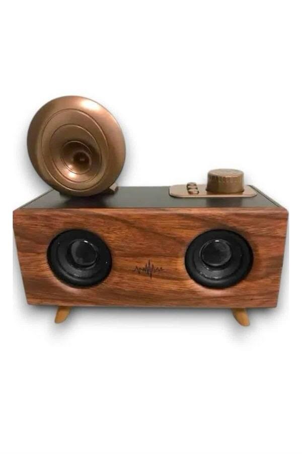 Nostaljik Radyo Bluetooth Bağlantılı Şarjlı Yüksek Ses Kaliteli