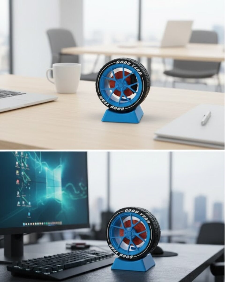 Ofis ve Home Office İçin Jant Temalı Dekoratif Obje