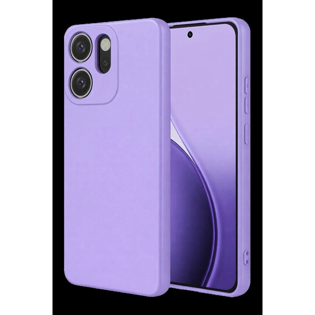 Oppo Reno 14f First Silikon - Lila