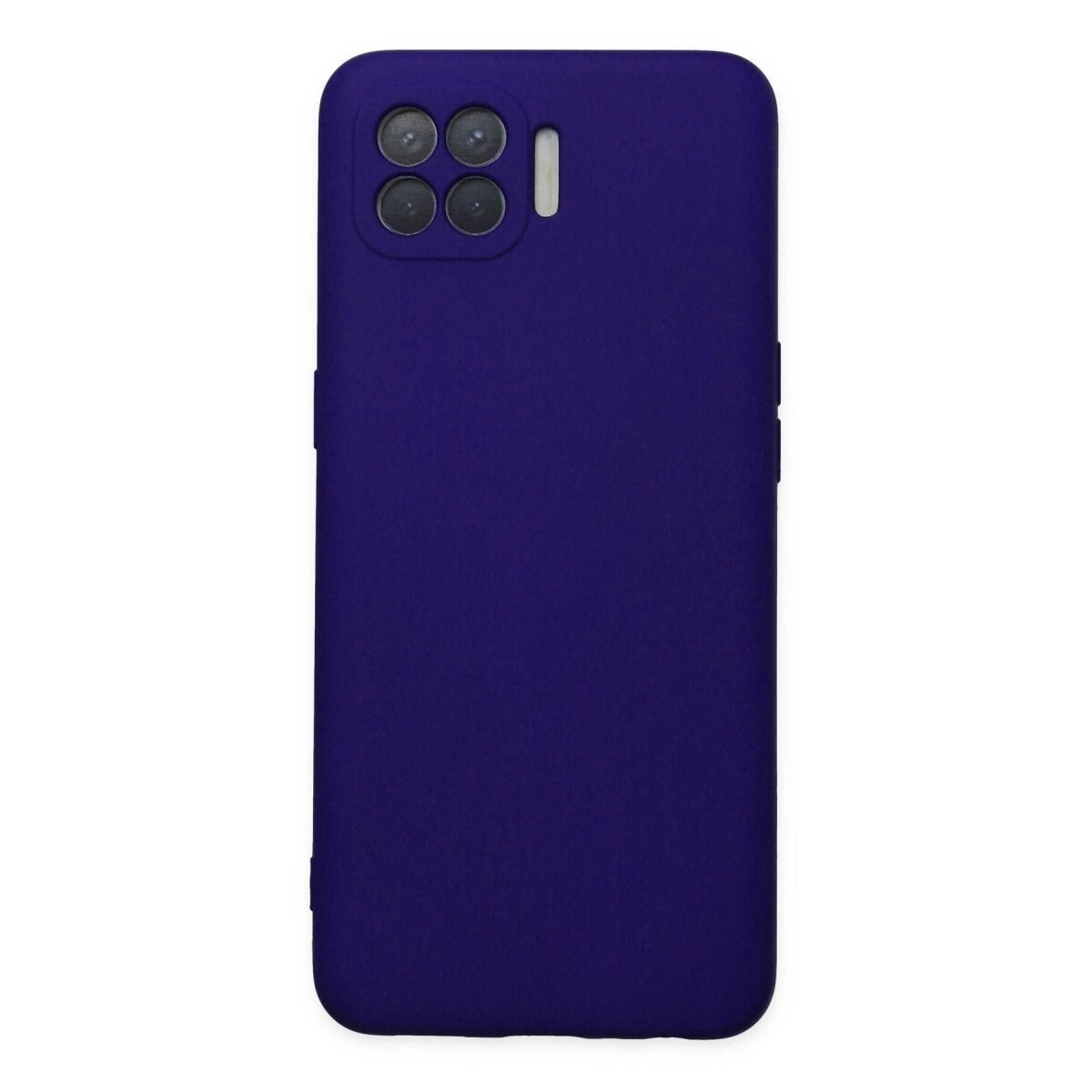 Oppo Reno 4 Lite Kılıf Nano İçi Kadife Silikon - Mor