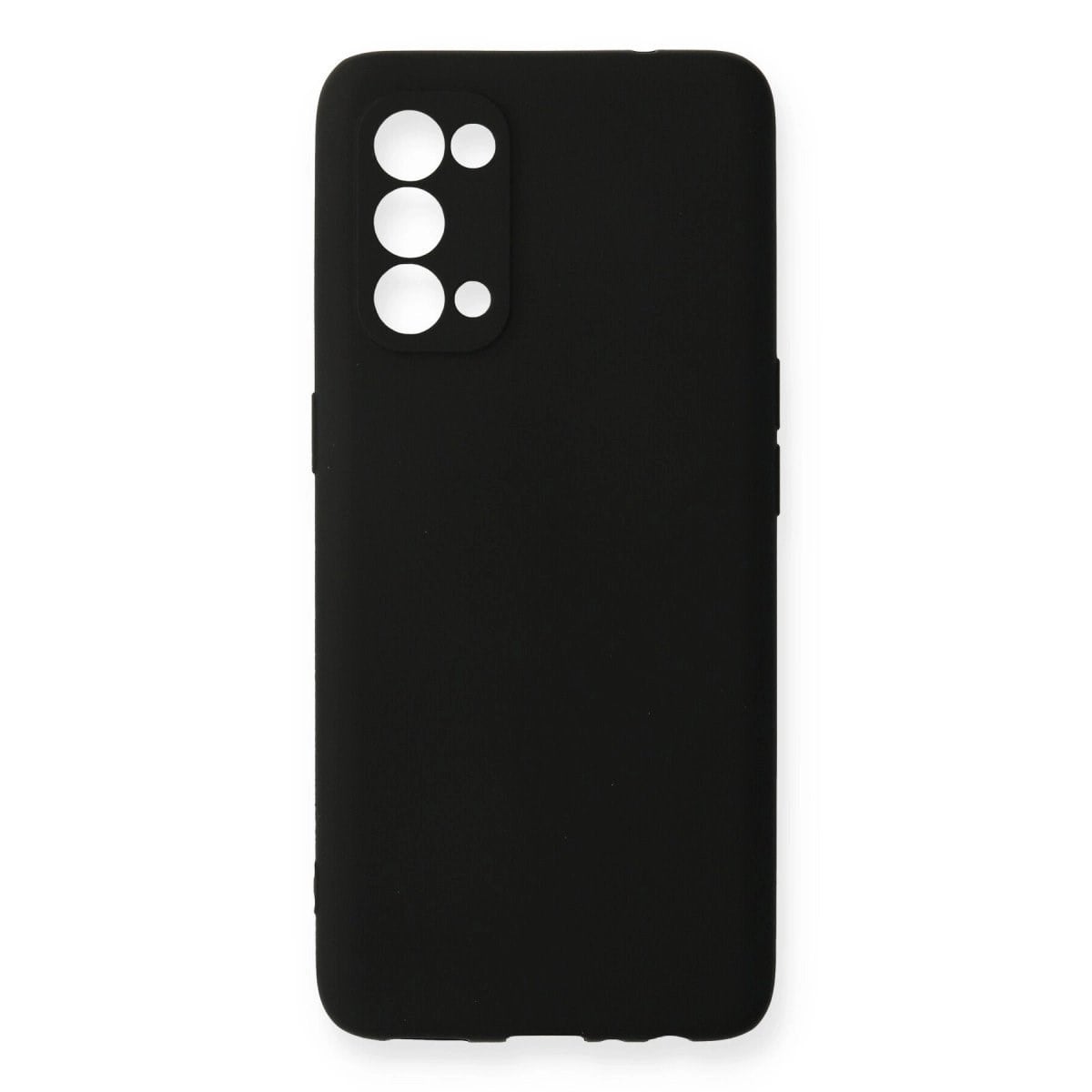 Oppo Reno 5 Pro Kılıf First Silikon - Siyah