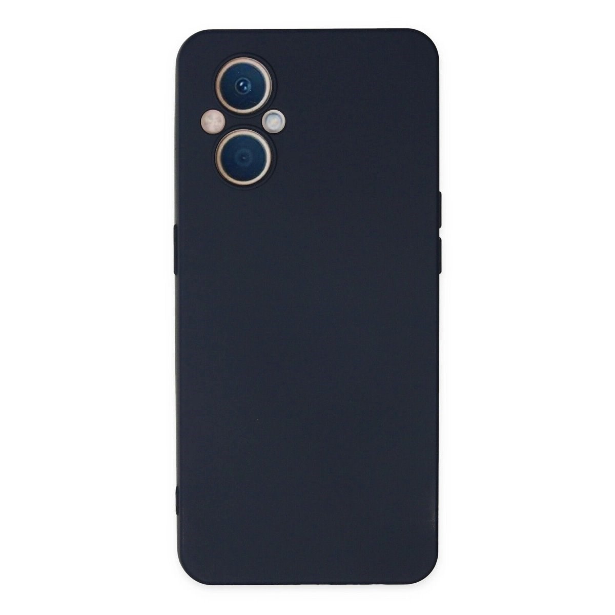 Oppo Reno 7 Lite Kılıf Nano İçi Kadife Silikon - Lacivert