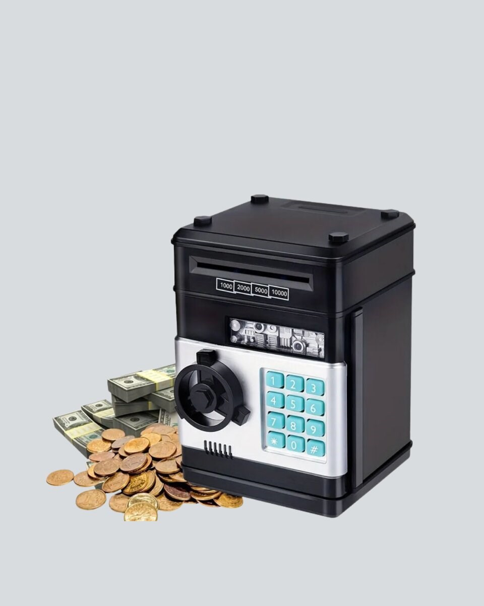 Otomatik Para Çeken Şifreli ATM Tasarımlı Kumbara