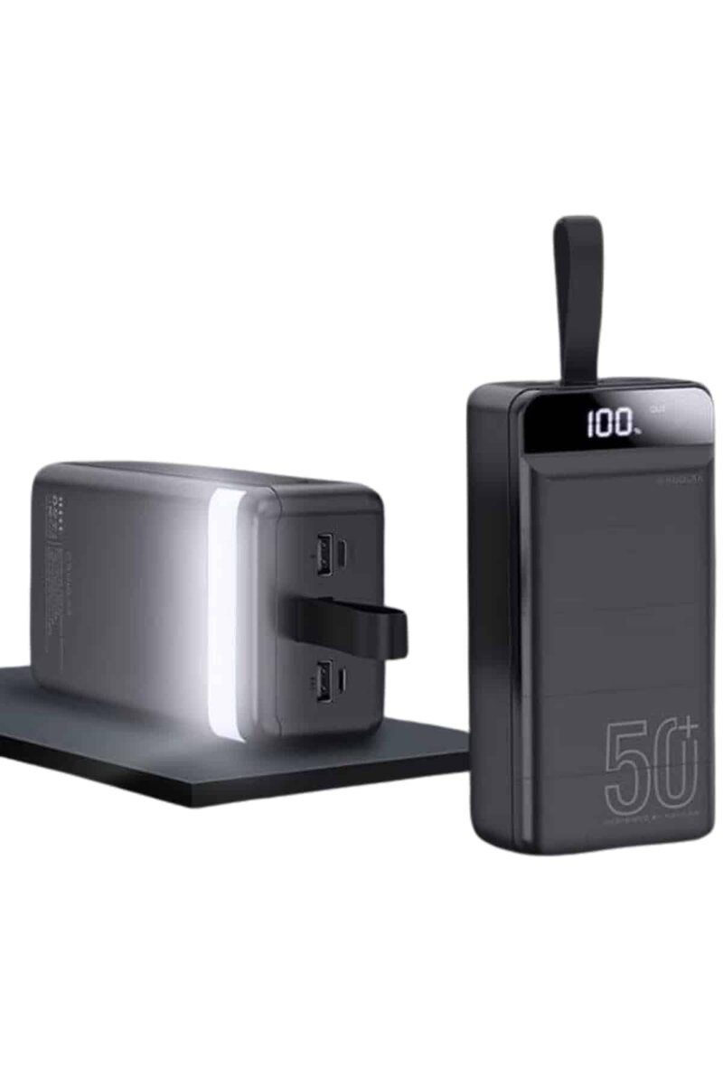 Powerbank 50.000 Mah Dijital Göstergeli Taşınabilir 4 Portlu Hızlı Powerbank Yeni Nesil