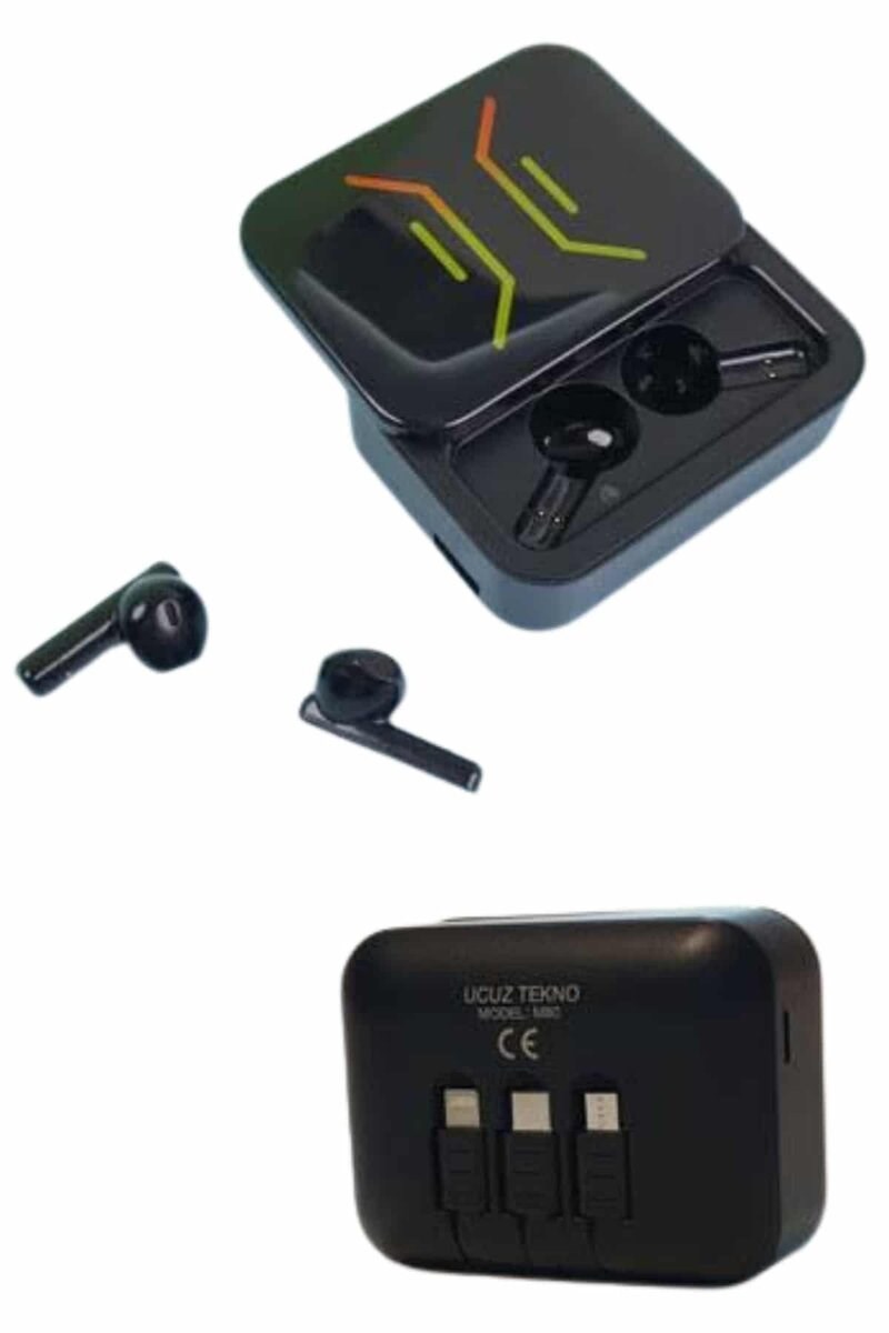 Powerbank Bluetooth Kulaklık Oyuncu Kulaklığı Yüksek Ses Kaliteli Yeni Nesil