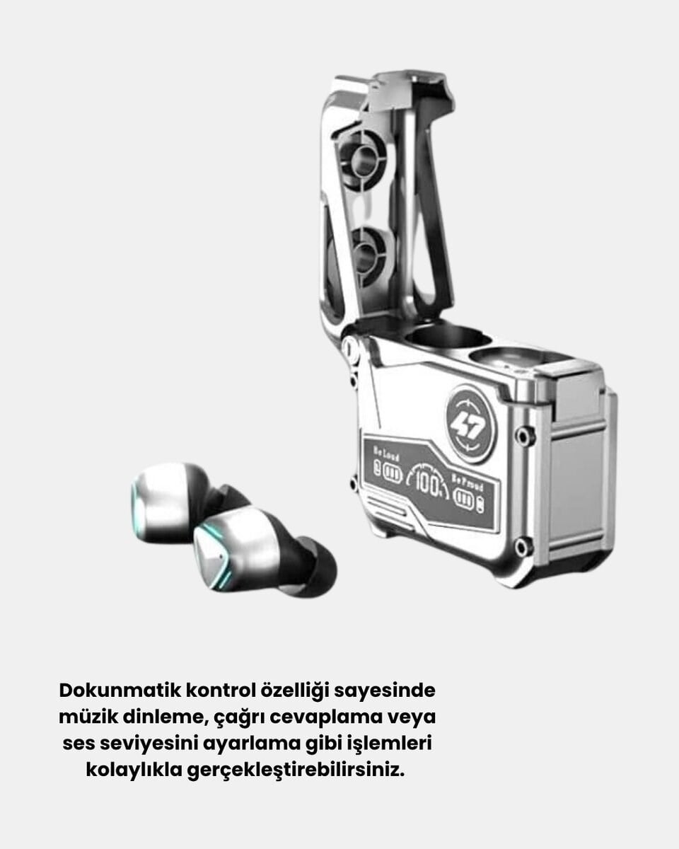 Powerbank Özellikli Bluetooth Kulaklık – Ergonomik, Suya Dayanıklı