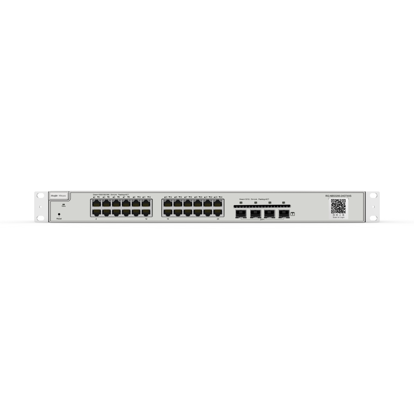 RUIJIE 24port 4-10GbE SFP Gigabit Yönetilebilir Switch RG-NBS3200-24GT4XS