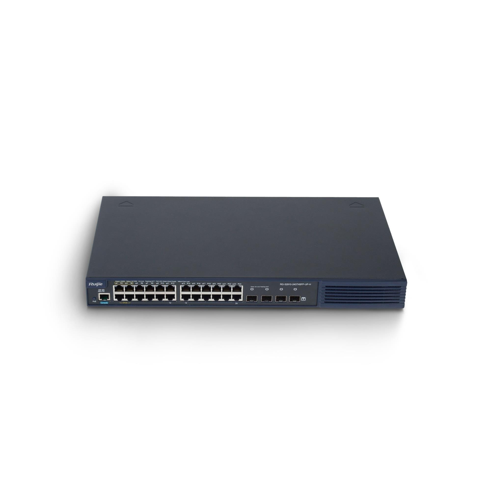 RUIJIE 24port PoE 370w 4-SFP Gigabit Yönetilebilir Switch RG-S2910-24GT4SFP-UP-H(V3.0)