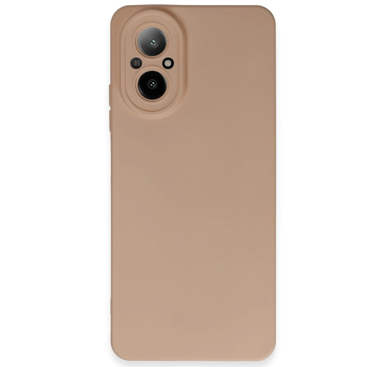 Realme 12 Lite Kılıf Nano İçi Kadife Silikon - Pudra