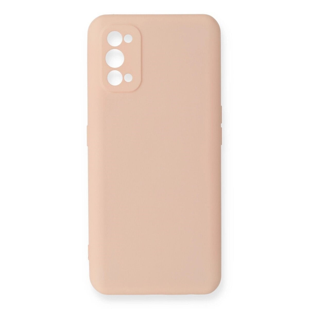 Realme 7 Pro Kılıf Nano İçi Kadife Silikon - Pudra