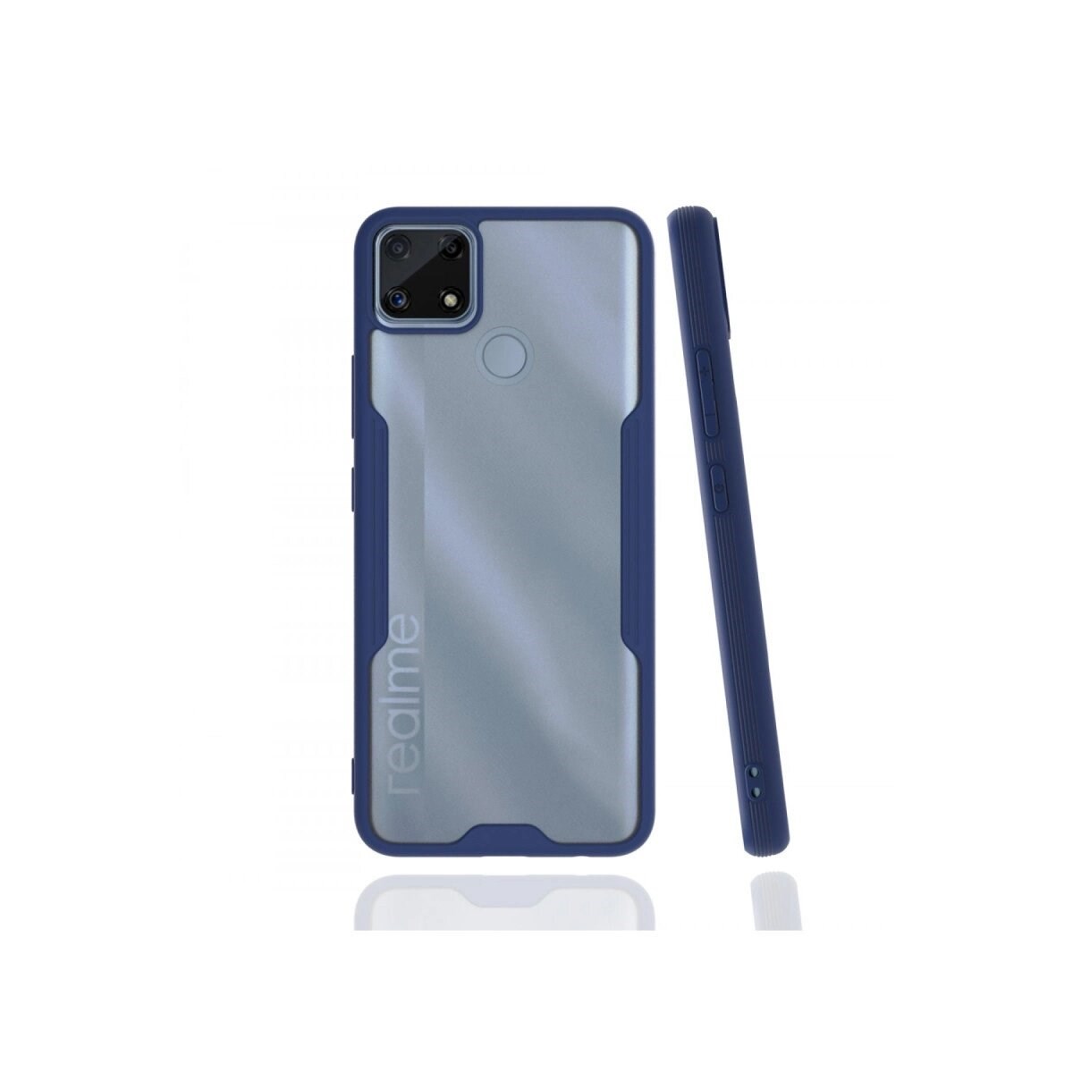 Realme C25 Kılıf Platin Silikon - Lacivert