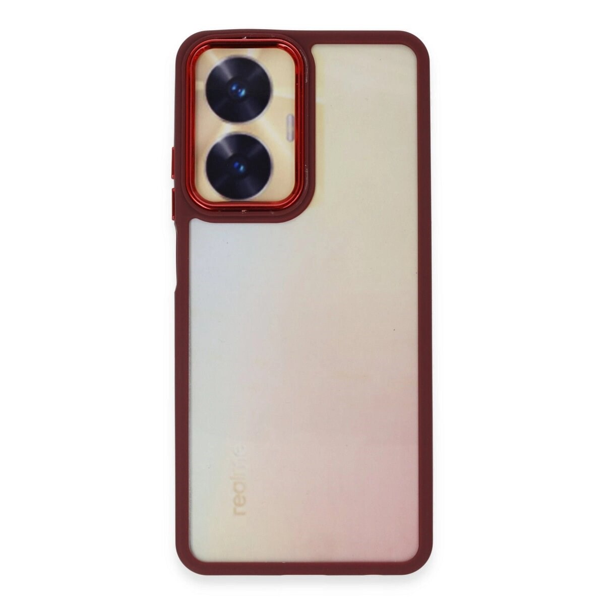 Realme C55 Kılıf Dora Kapak - Kırmızı