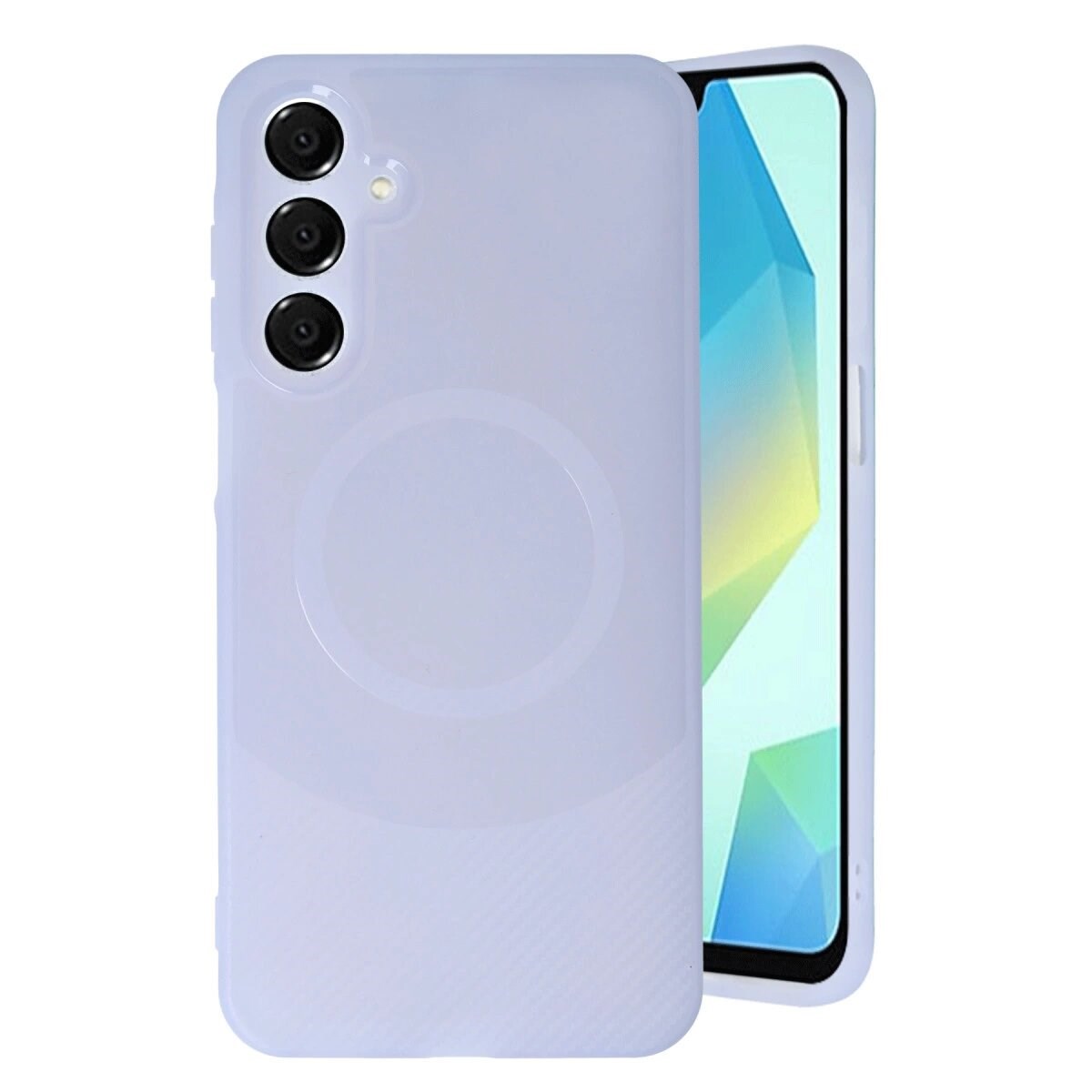 Samsung A16 5g Kılıf Maya Karbon Kapak - Lila