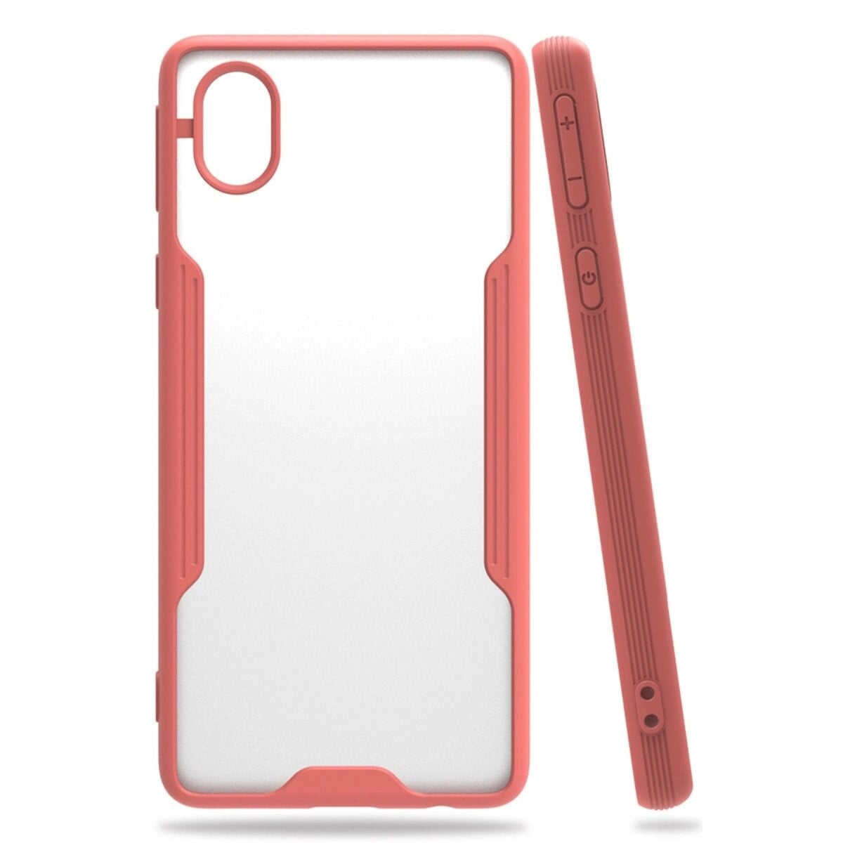 Samsung Galaxy A01 Core Kılıf Platin Silikon - Pembe