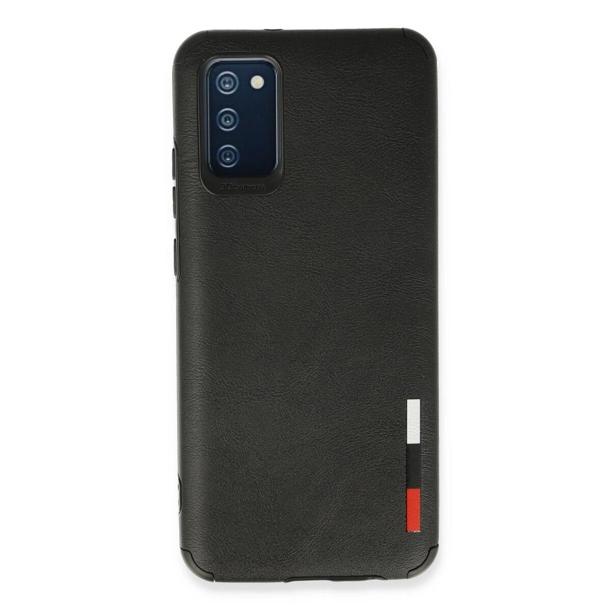 Samsung Galaxy A03s Kılıf Loop Deri Silikon - Siyah