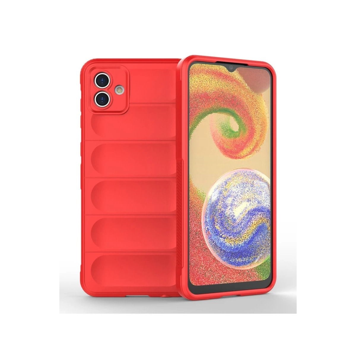 Samsung Galaxy A04 Kılıf Optimum Silikon - Kırmızı