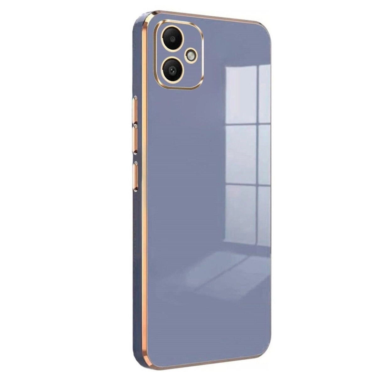 Samsung Galaxy A05 Kılıf Volet Silikon - Mavi