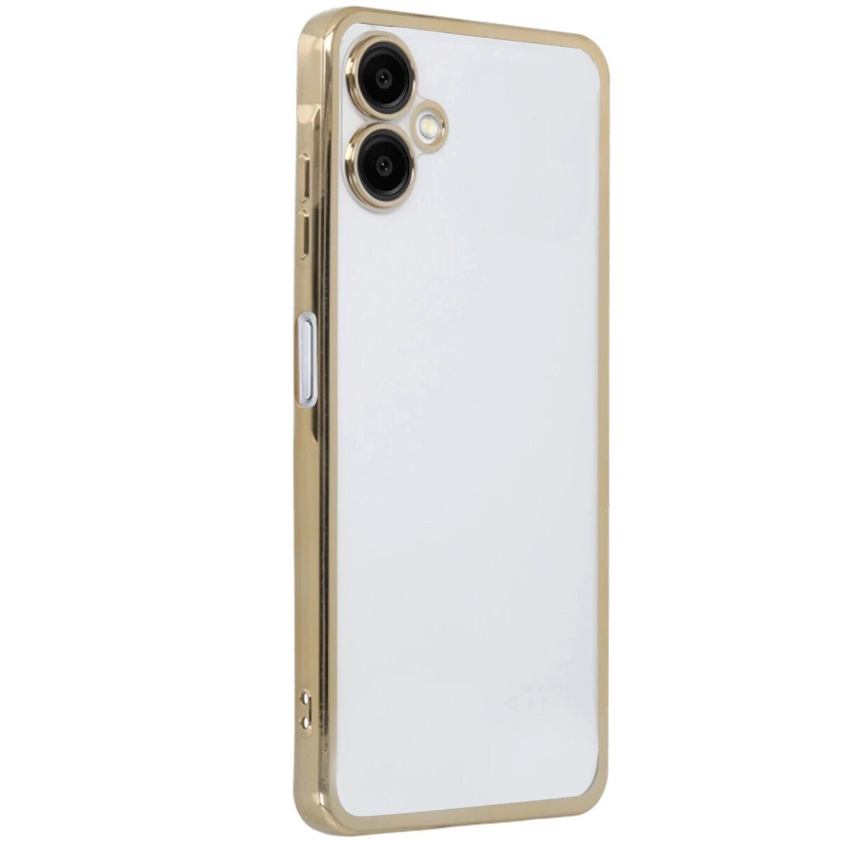Samsung Galaxy A06 Kılıf Razer Lensli Silikon - Gold