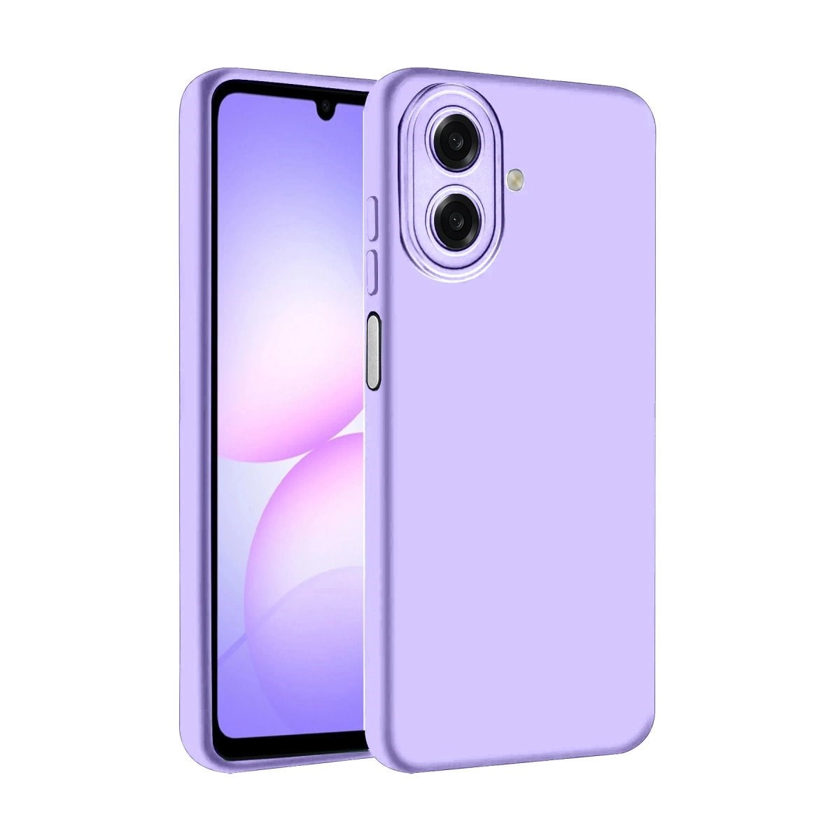 Samsung Galaxy A07 Nano İçi Kadife Silikon - Lila