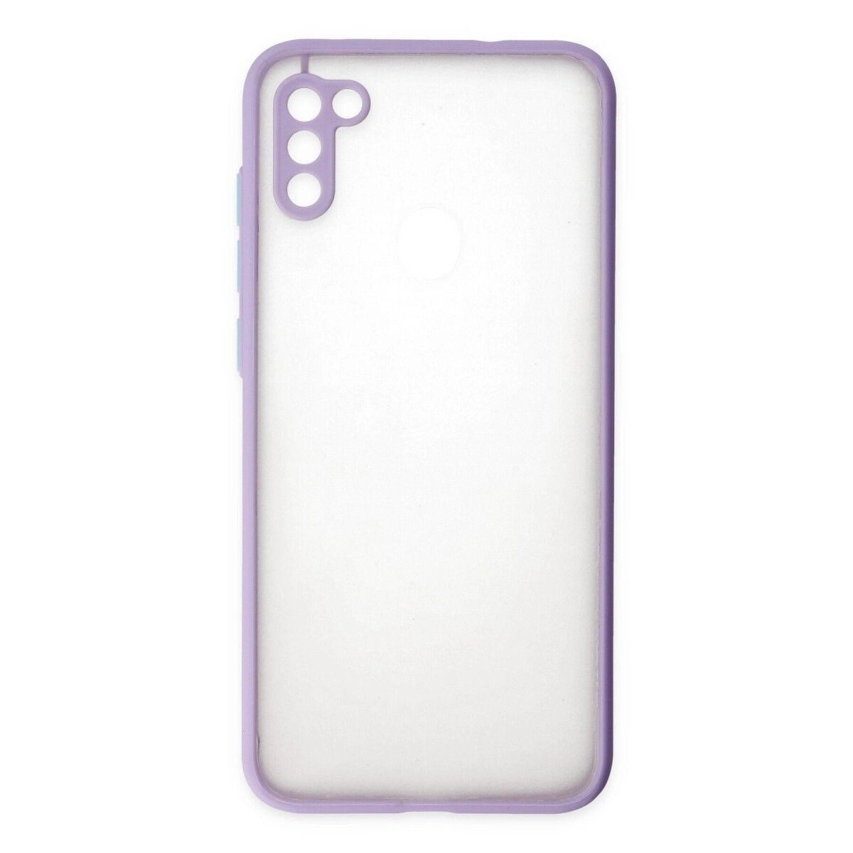 Samsung Galaxy A11 Kılıf Montreal Silikon Kapak - Mor
