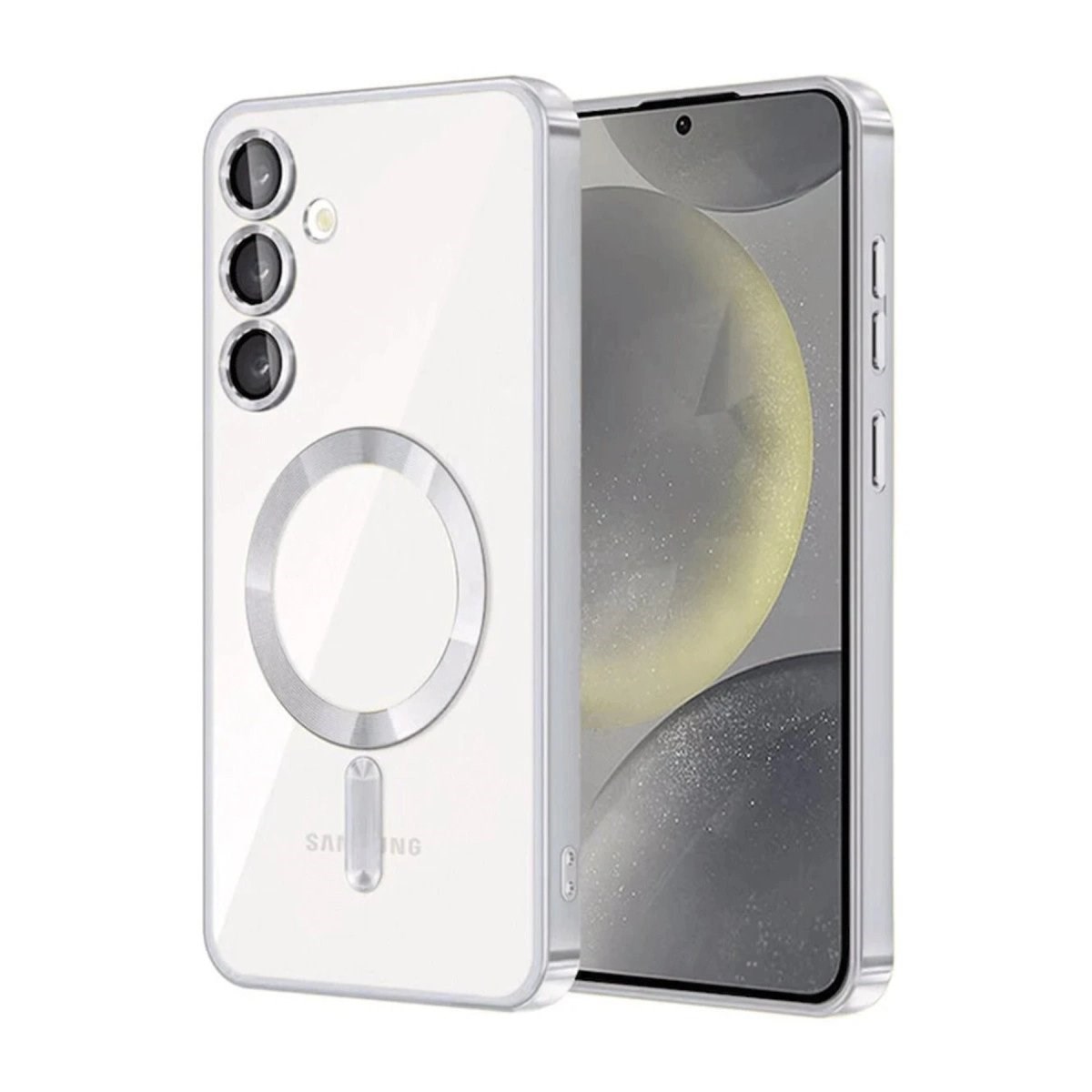 Samsung Galaxy A15 4g Kross Magneticsafe Kapak - Gümüş