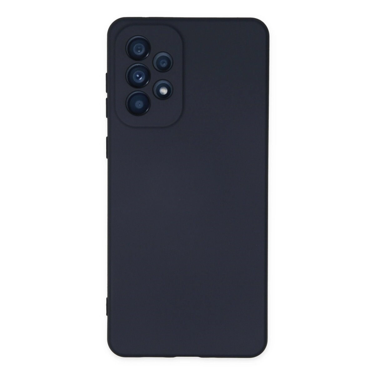 Samsung Galaxy A23 4g Kılıf Nano İçi Kadife Silikon - Lacivert