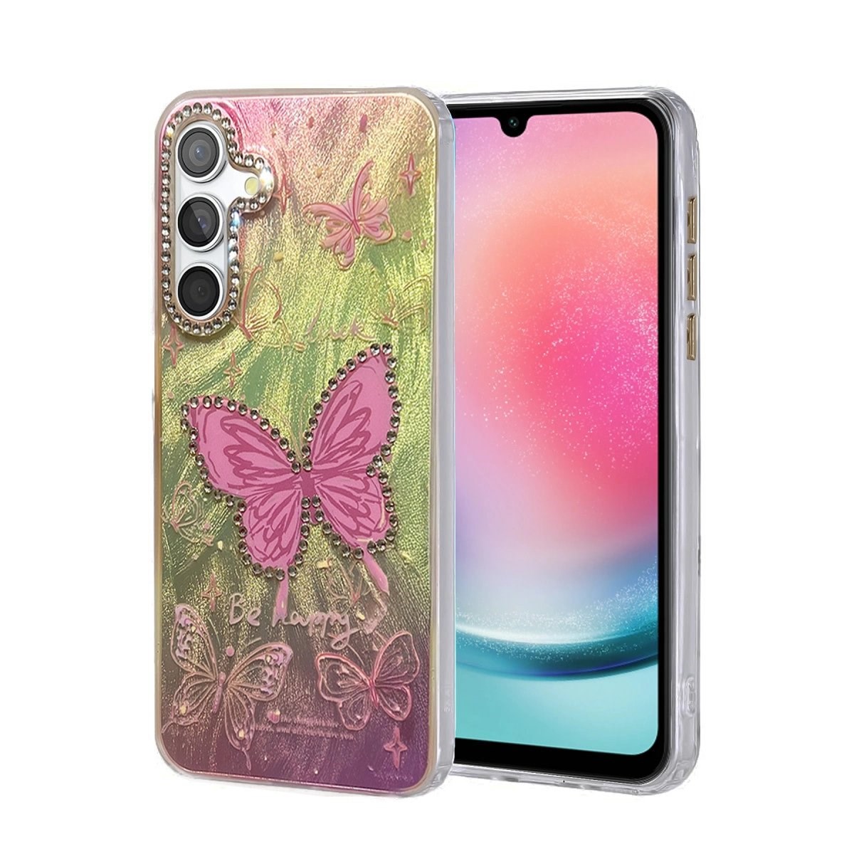 Samsung Galaxy A24 4g Kılıf Blade Aynalı Desenli Kapak - Desen 5