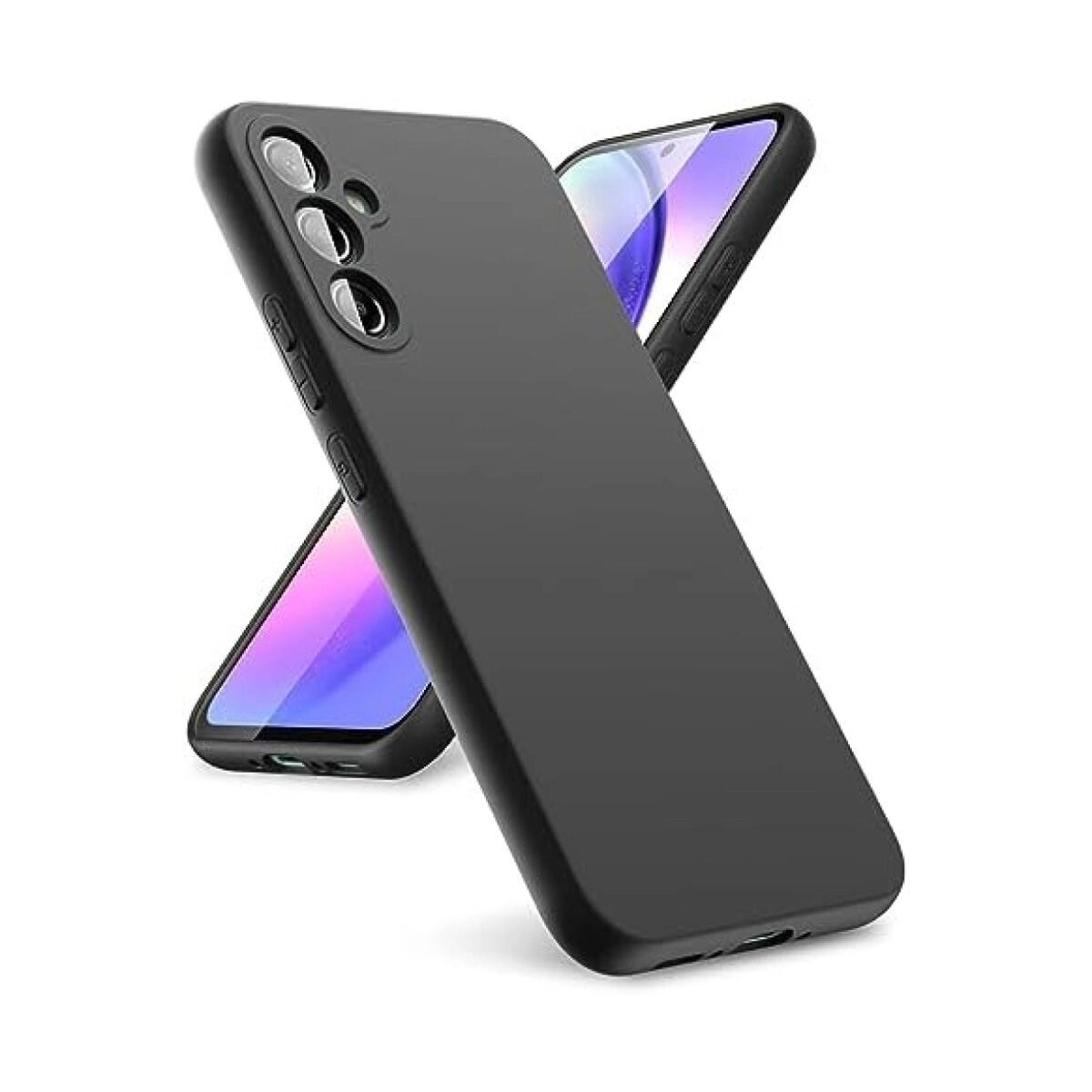 Samsung Galaxy A24 4g Kılıf First Silikon - Siyah