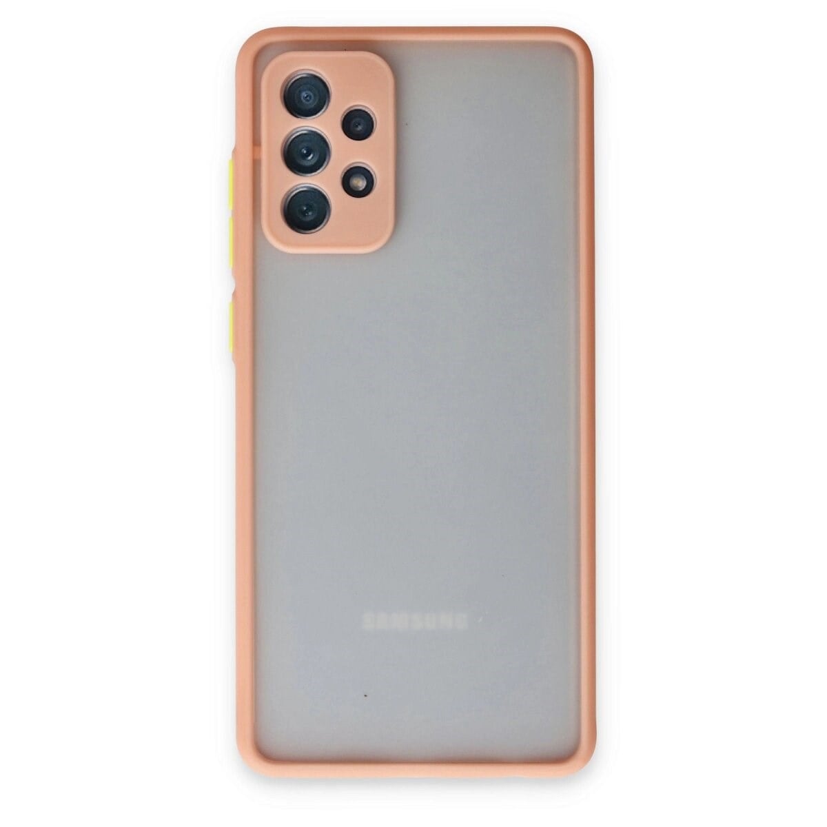 Samsung Galaxy A72 Kılıf Montreal Silikon Kapak - Pembe