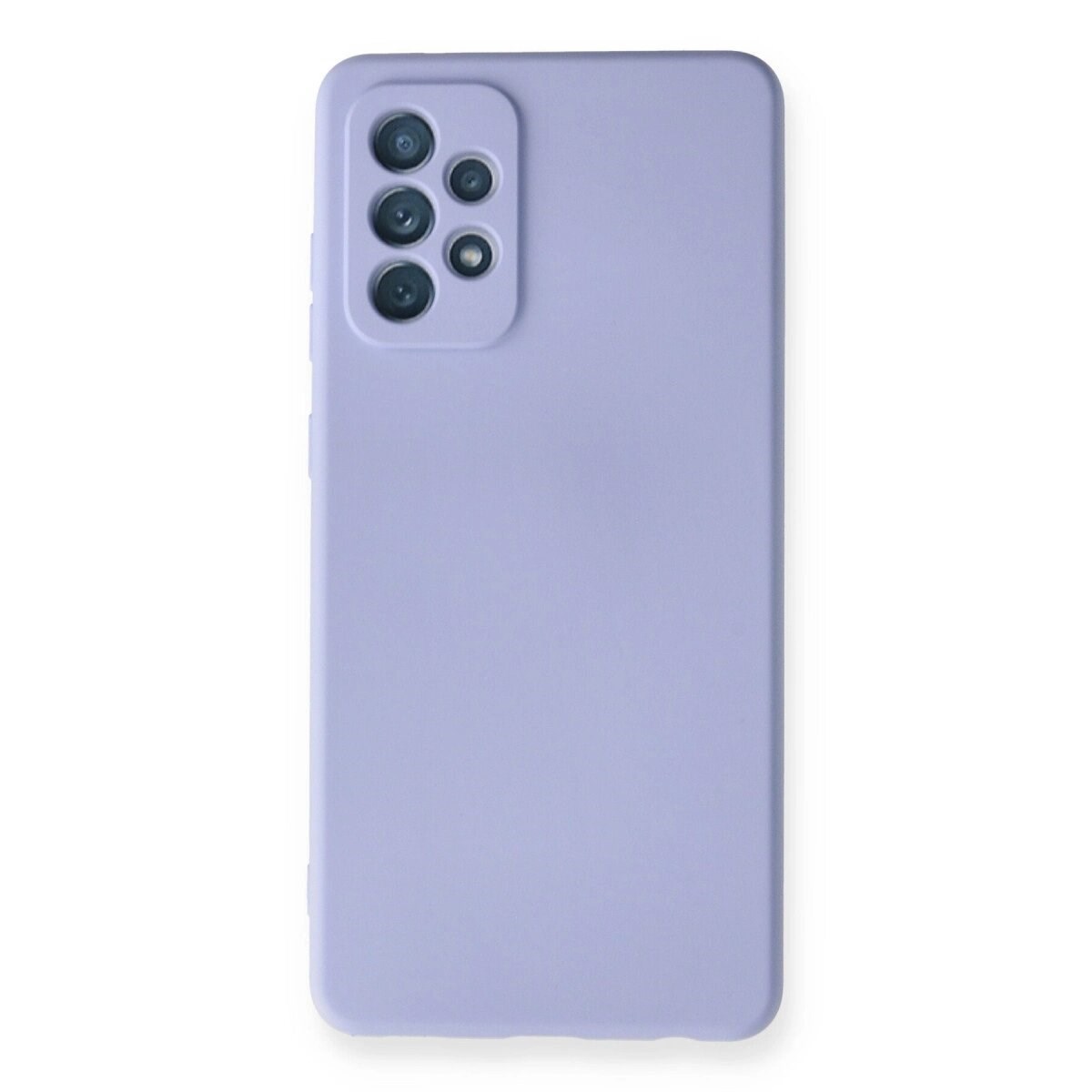 Samsung Galaxy A72 Kılıf Nano İçi Kadife Silikon - Lila