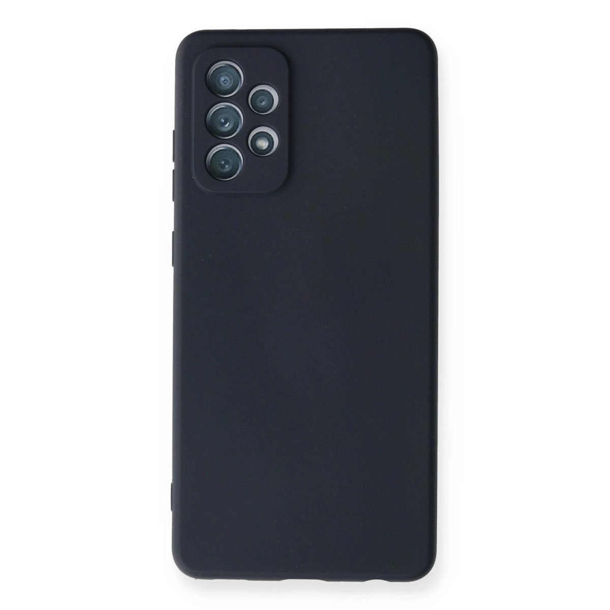 Samsung Galaxy A72 Kılıf Nano İçi Kadife Silikon - Lacivert